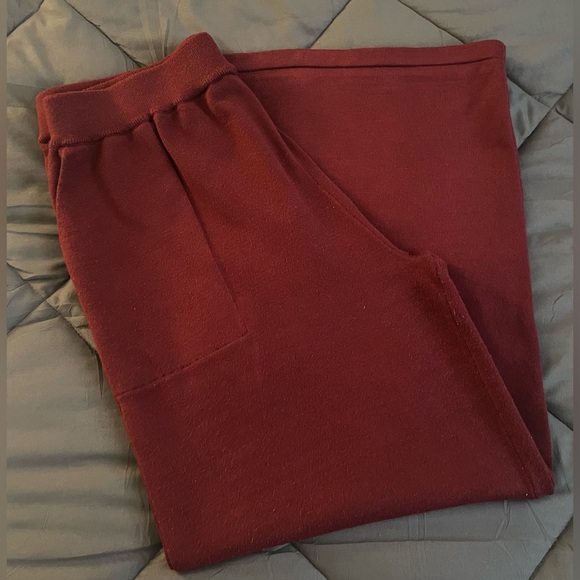 PRETTYGARDEN Women's Like New Wine Red 2-Piece Knit Outfit/Loungewear. Size: XL - Picture 4 of 13